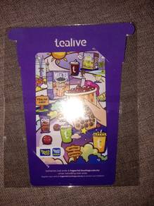Tealive "Proudly Malaysian" t n go custom Card