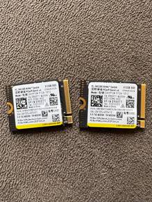 SanDisk NVMe 512GB SSD - 2 units