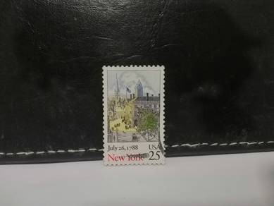 1988 USA Stamp New York 1788