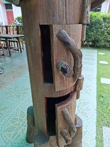 Teak Post Box Storage