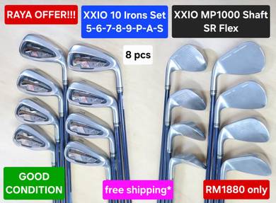8 pieces XXIO Irons Set (5-S) MP1000 SR Flex