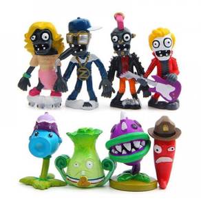Plants vs Zombies Toy Plants Zombies Figures 8pcs