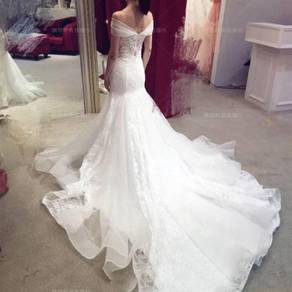 White wedding bridal dress gown RB0736