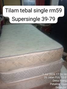 tilam single super single tebal