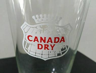 Vintage Canada DRY Drinking Glass