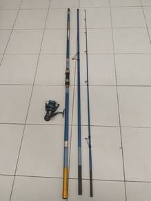 Rod and reel surfcasting 