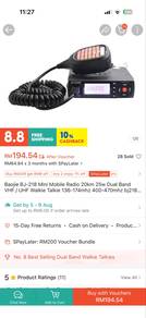 BOUJIE rig mobile radio