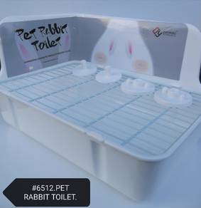 Rabbit Arnab Toilet Tandas Potty Rack Pet 6512