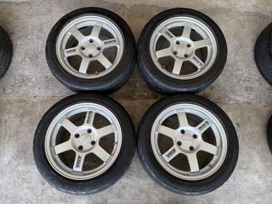 Rim te37 silver made in thailand tyr potenza
