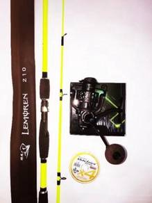 Maguro black 2000 combo lemoren solid rod