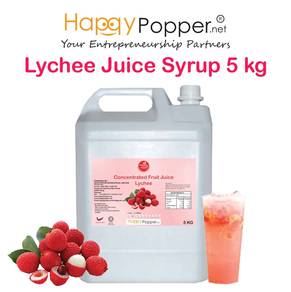Sirap Concentrated Fruit Juice Syrup Lychee 5kg