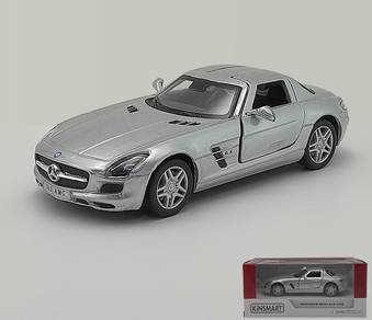 MERCEDES BENZ SLS AMG 1:38 Die-cast Car - Silver