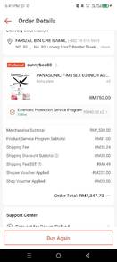 Kipas panasonic 60inch baru.