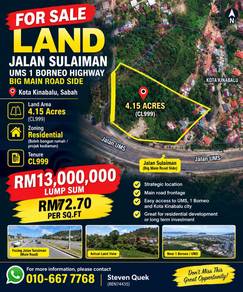 Residential Land in Telipok, SBH