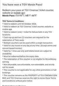 TGV Cinemas Seat Deluxe