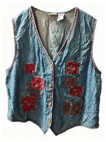 Bobbie Brooks Denim Vest