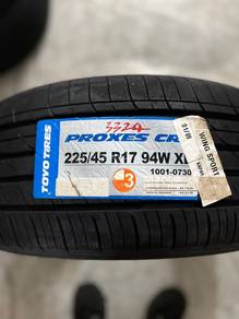 225 45 17 Toyo Proxes CR1 Tayar Baru Offer 2026