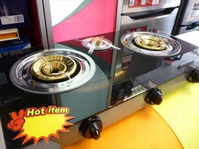 New 3 burner Glass Gas COOKER BGC-3bY