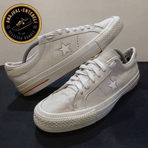 CONVERSE ONE STAR Low Full Leather (7.5uk) - lawa!