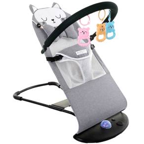 Baby Grey Rocker Portable Budak Katil Goyang