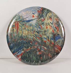 Circular Decorative Oil Painting Plate 8