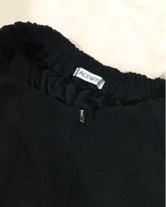 Black short skirt