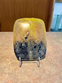 Fusion Abstract Glass with Aluminium Stand