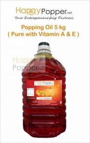100% Pure popcorn popping oil with Vtm A & E 5kg