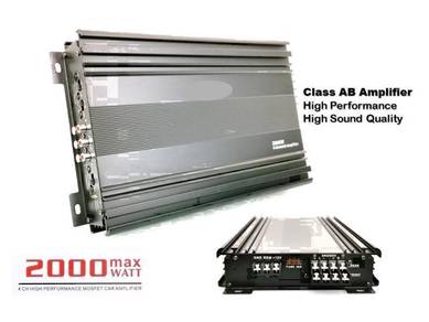 4CH CLASS AB AMPLIFIER 2000 Watts Max Mosfet