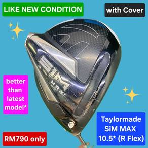 Taylormade SiM MAX Driver 10.5* (R Flex) COver