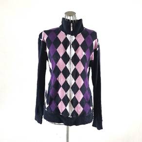 BURBERRY BLACK LABEL Argyle Tops Jacket Women's