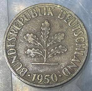 10 Pfennig 1950 Federal Republic of Germany
