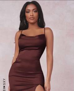 Shein SXY Silk mini dress | Bodycon dress