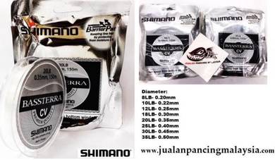 Shimano bassterra mono filament tangsi line clear