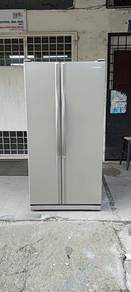 Jenama samsung 2 doors fridge side by side 504L
