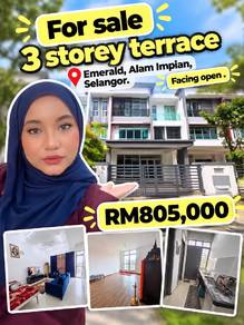 3-storey Terraced House For Sale in Alam Impian,SGR