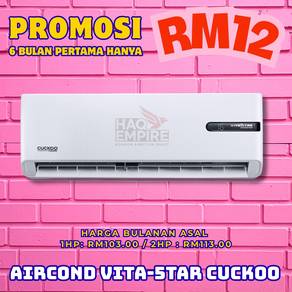 Cuckoo Fujiaire 1.5HP Aircond Instalment