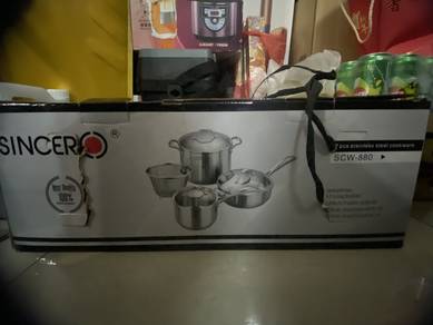 new Sincero 7pcs stainless steel cookware set