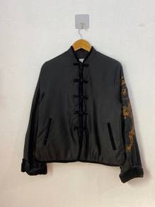Lman De Femme Silk Dragon Embroided Chinese Jacket