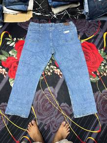 seluar big saiz jeans wrangler saiz 45