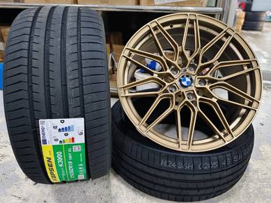 BMW E90 F30 F32 X1 E84 19" Rim + Tayar Baru R324