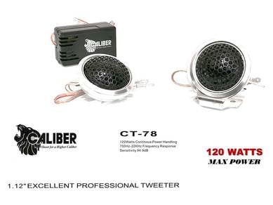 CALIBER 28MM SILK DOME TWEETER 1.12'' 120 Watts