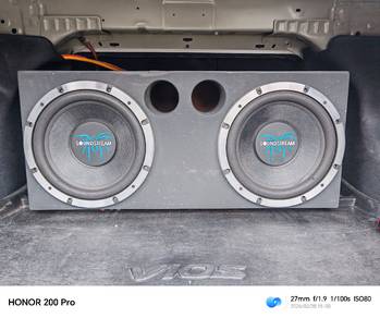 Dcdm woofer+monoblock+4 channel amplifier+box