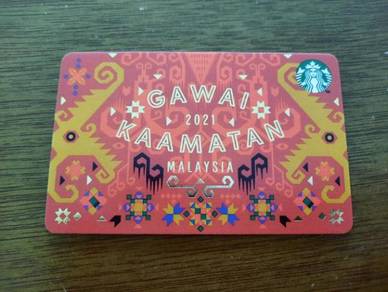 Starbucks Malaysia Gawai Kaamatan 2021 Card