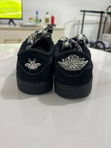 Travis Scott x Dior Air Jordan 1 Low Black Bee