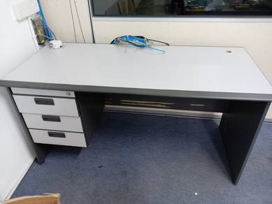 Grey 5FT Office Table wt Drawer TC797