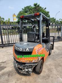 Toyota forklift 2.5 tonnes diesel auto