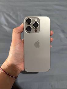iPhone 15 Pro Max Titanium 256GB untuk dijual.

