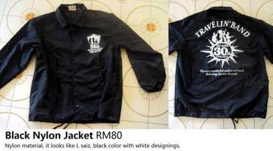 Outdoor Casual Black Nylon Jacket American Eagle