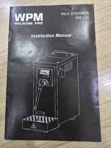 WTS WPM MS 130 milk steamer